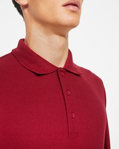 Roly PO5009 - CARPE  Long-sleeve polo shirt with ribbed collar and cuffs