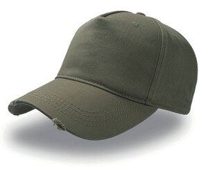 Atlantis AT052 - Vintage Chino Cargo Cap with Metal Buckle