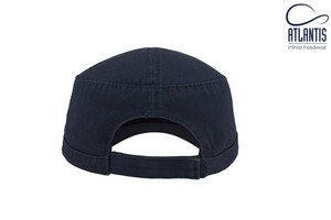Atlantis AT098 - Chic Military Style Cotton Cap with Adjustable Fit