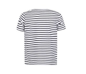 SF Mini SM202 - Breathable Kids' Unisex Striped Cotton Tee