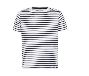 SF Mini SM202 - Breathable Kids' Unisex Striped Cotton Tee