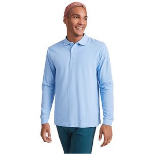 Roly PO6635 - Classic Comfort Long-Sleeve Polo with Ribbed Details