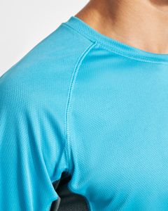 Roly CA6670 - SHANGHAI L/S Long-sleeve technical raglan t-shirt with a combination of two polyester fabrics