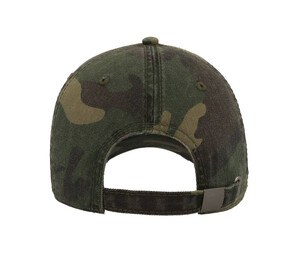 Atlantis AT143 - Vintage Style Distressed Dad Cap with Metal Buckle