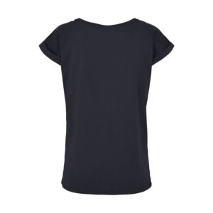 Build Your Brand BY021 - Women's Cotton Jersey T-Shirt with Folded Sleeves