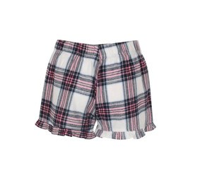 SF Women SK082 - SF Women Summer Flannel Ruffle Pajama Shorts