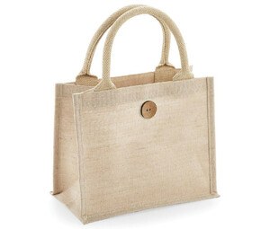 Westford mill WM441 - Eco-Friendly Juco Gift Bag with Wooden Button