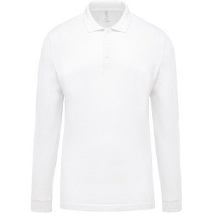 Kariban K256 - Men's long-sleeved piqué polo shirt