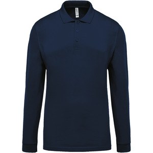 Kariban K256 - Men's long-sleeved piqué polo shirt
