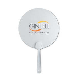 PAYPAY Frosted Transparent Manual Hand Fan - GiftRetail IT3491