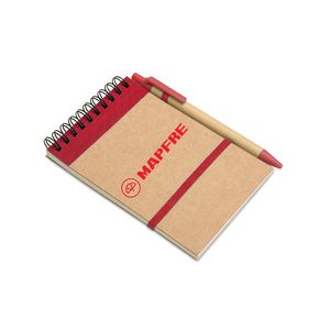 SONORA Eco-Friendly SONORA A6 Notepad with Pen Set - GiftRetail IT3789