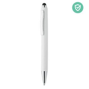 BLANQUITO CLEAN Antibacterial Stylus Ballpen with Blue Ink - GiftRetail MO6153