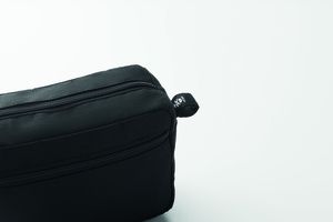 NAIMA COSMETIC Eco-Friendly Hemp Cosmetic Bag with Double Zipper - GiftRetail MO6165