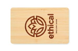 CUSTOS Bamboo RFID Shield Card for Anti-Skimming Protection - GiftRetail MO6200