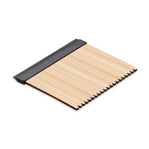 SCRATCHY Eco-Friendly Bamboo Ice Scraper with Rubber Edge - GiftRetail MO6326