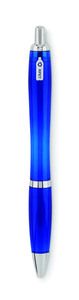 RIO RPET Eco-Friendly RPET Push Button Blue Ink Pen - GiftRetail MO6409