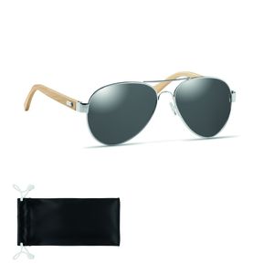HONIARA Eco-Friendly Bamboo Sunglasses with UV Protection - GiftRetail MO6450
