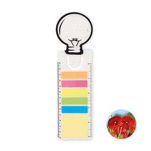 IDEA SEED Seed paper bookmark w/memo pad - GiftRetail MO6512