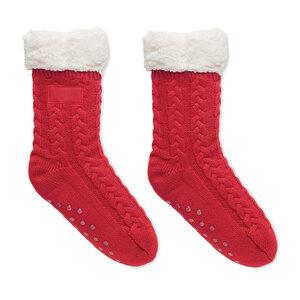 CANICHIE L Cozy Cable Knit Slipper Socks with Sherpa Lining - GiftRetail MO6574