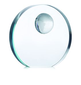 MONDAL Elegant Glass Trophy with Globe Design - GiftRetail MO7183