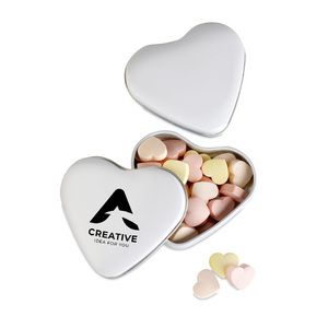 LOVEMINT Sweetheart Tin Box with Heart Candies - GiftRetail MO7234