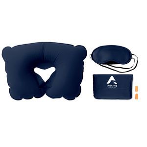 TRAVELPLUS Pillow, mask and earplugs set - GiftRetail MO7263