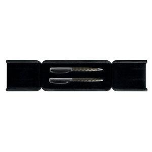 DERRICK Elegant Brass Twist Ball Pen and Roller Set in Box - GiftRetail MO8217