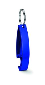 COLOUR TWICES Shiny Aluminium Key Ring Bottle Opener - GiftRetail MO8664