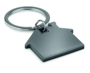 IMBA Durable House Shaped Stainless Steel Key Ring - GiftRetail MO8877