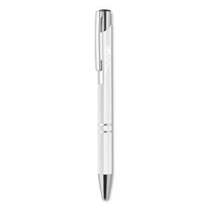 BERN Elegant Aluminium Push Button Pen with Blue Ink - GiftRetail MO8893