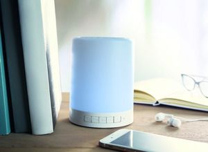 TATCHI Wireless Speaker with Touch Light & SD Slot - GiftRetail MO9048