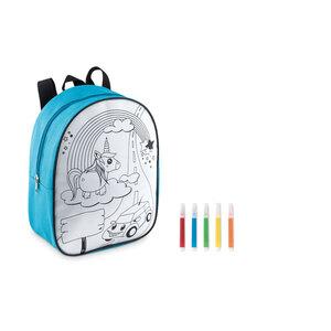 BACKSKETCHY Customizable Polyester Backpack with Markers - GiftRetail MO9207