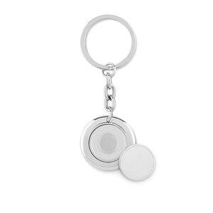 FLAT RING Key ring with token - GiftRetail MO9289