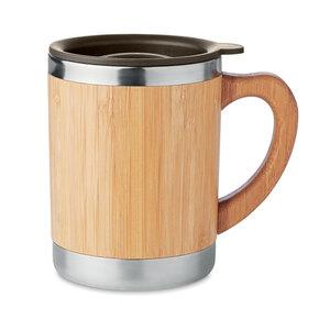 MOKKA Eco-Friendly Bamboo Stainless Steel Tumbler 300ml - GiftRetail MO9689
