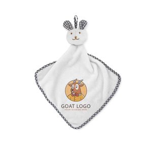 HUG ME Velvet Plush Baby Towel with Rabbit Hood - GiftRetail MO9777