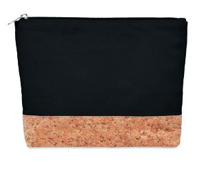 PORTO BAG Eco-Friendly Cork & Cotton Cosmetic Travel Bag - GiftRetail MO9817