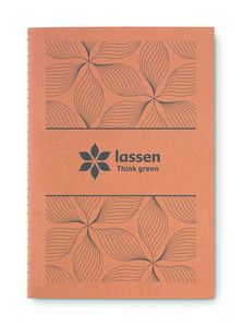 MID PAPER BOOK Eco-Friendly A5 Recycled Notebook with Plain Pages - GiftRetail MO9867
