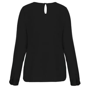 Kariban K5003 - Ladies' long-sleeved crepe blouse
