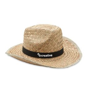 TEXAS Natural straw cowboy hat - GiftRetail MO6755