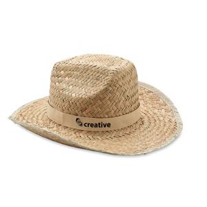 TEXAS Natural straw cowboy hat - GiftRetail MO6755