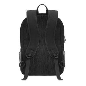EIRI 15 Inch Canvas Laptop Backpack with Trolley Strap - GiftRetail MO6763