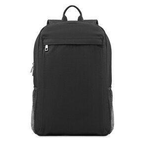 EIRI 15 Inch Canvas Laptop Backpack with Trolley Strap - GiftRetail MO6763