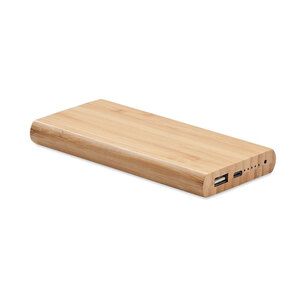 ARENA C Eco-Friendly Bamboo 6000mAh Wireless Power Bank - GiftRetail MO6815