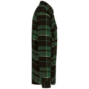 Kariban K579 - Sherpa-lined checked SHIRT JACKET