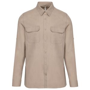 Kariban K590 - Men's long-sleeved safari shirt