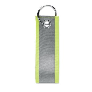 REFLEKEY High-Visibility Reflective Polyester Key Ring - GiftRetail MO2104