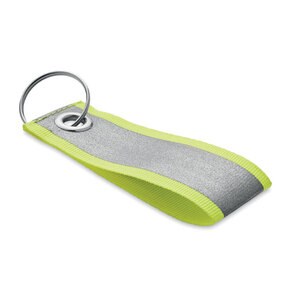 REFLEKEY High-Visibility Reflective Polyester Key Ring - GiftRetail MO2104