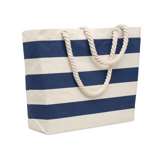 HEAVEN STRIPE Eco-Friendly Striped Cotton Beach & Shopping Bag - GiftRetail MO2126