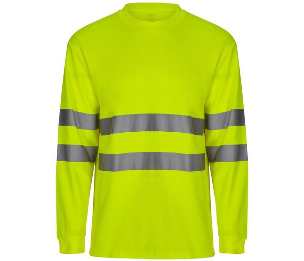 VELILLA V35614 - COTON/POLYESTER LS HIGH VISIBILITY T-SHIRT
