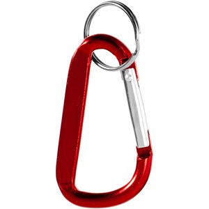 Timor RCS recycled aluminium carabiner keychain - EgotierPro 104572